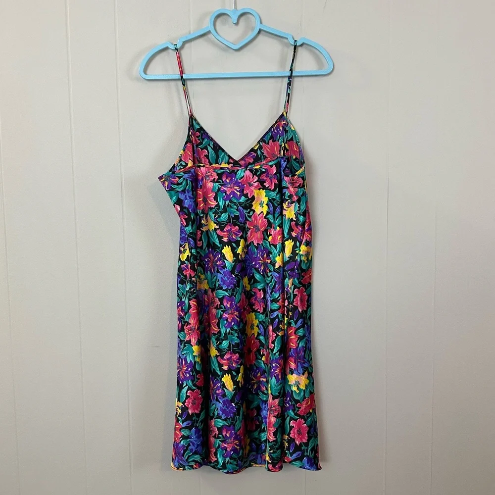 Vintage floral lace slip - Picture 6 of 8